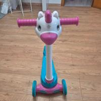 Monopattino bambina unicorno 2 anni