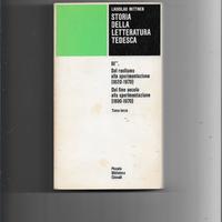 1982 STORIA DELLA LETTERATURA TEDESCA TOMO TERZO