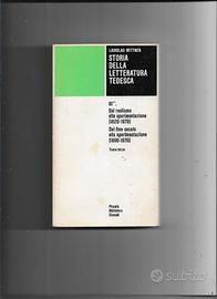 1982 STORIA DELLA LETTERATURA TEDESCA TOMO TERZO