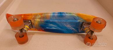 skateboard con ruote LED (bambini)