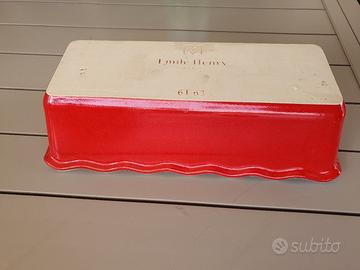 Emile Henry originale stampo ceramica rosso