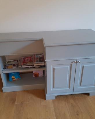 MOBILE GRIGIO LEGNO MASSELLO