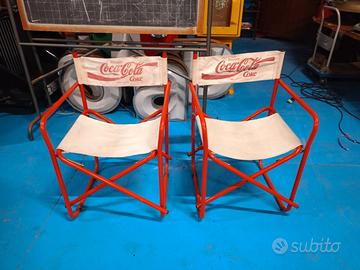Sedie pieghevoli Coca Cola