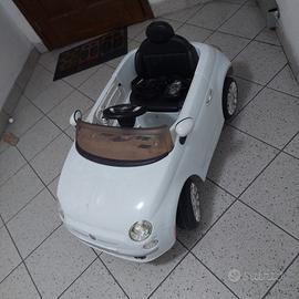 Macchina Elettrica 12V Per Bambini  Fiat 500