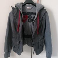 Giacca/Maglia Grigia VDP Sport. Tg.S Made in Italy