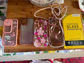 Cover e Vetro temperato Iphone 13 pro