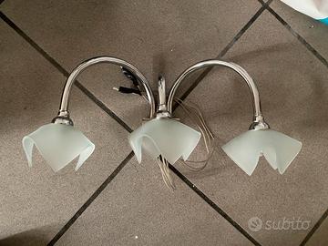 Luce per specchio da bagno a 3 luci