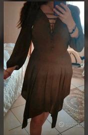 Elisabetta Franchi abito in viscosa mod.asimmetric