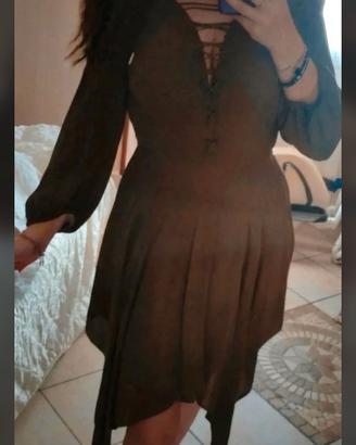 Elisabetta Franchi abito in viscosa mod.asimmetric