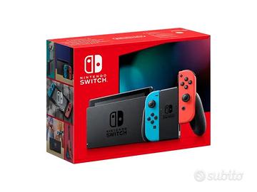 NINTENDO Switch con Joy-Con Rosso Neon e Blu Neon