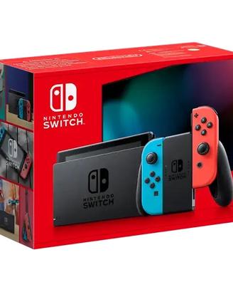 NINTENDO Switch con Joy-Con Rosso Neon e Blu Neon