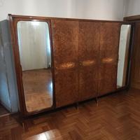Camera da letto in radica lucida