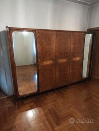 Camera da letto in radica lucida