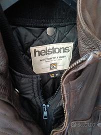 giubbotto moto in pelle 