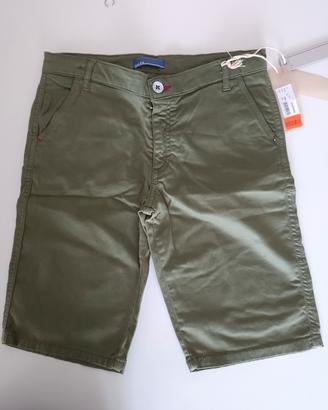 Bermuda Chino Gaudì - Verde Militare - Taglia 12An
