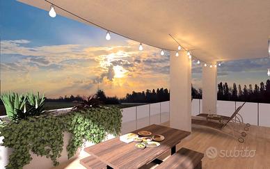 Attico nuova costruzione 400 mq. unico al piano