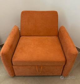 Poltrona letto salvaspazio
