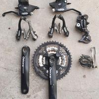 Gruppo Shimano deore 3 x 9 completo