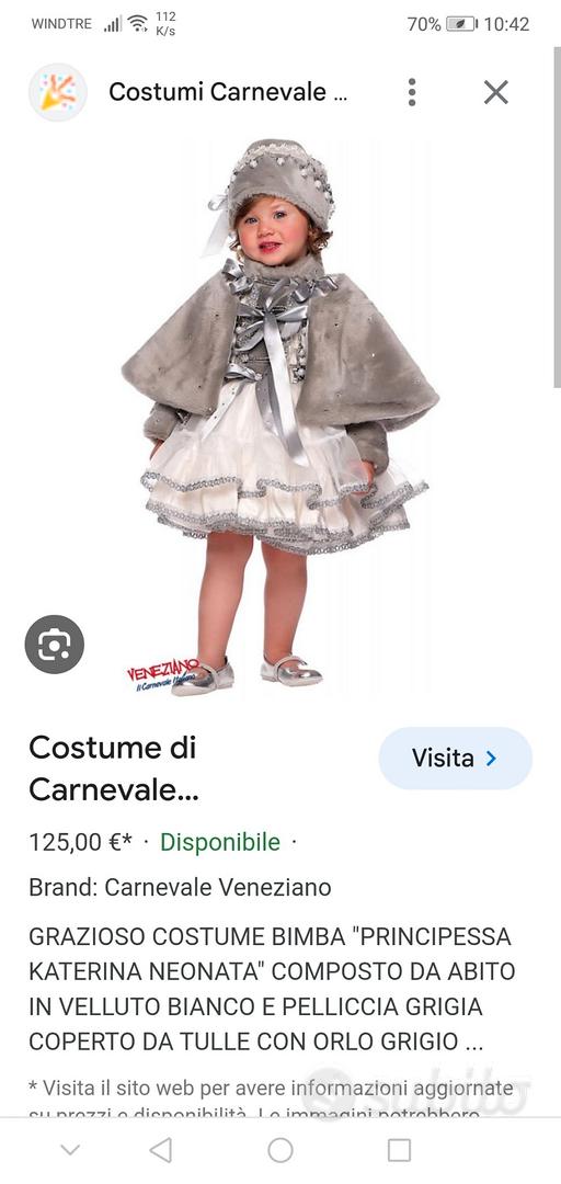 Vestito di Carnevale Veneziano Topina Prestige - Segreti Intimi