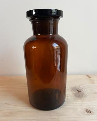 Boccetta antica farmacia ambra