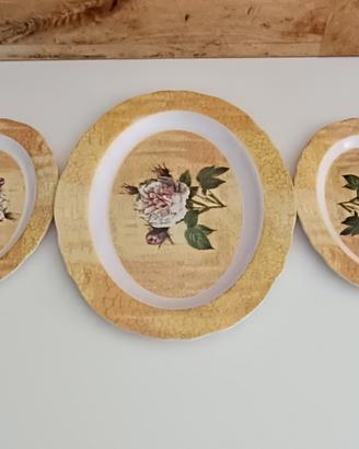 3 vassoi a fiori