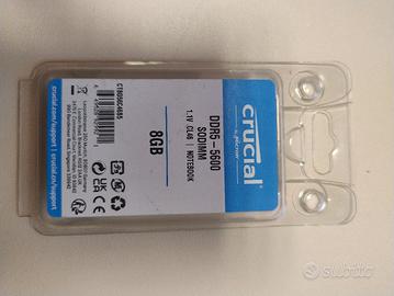 Crucial DDR5-5600 SODIMM 8GB Notebook