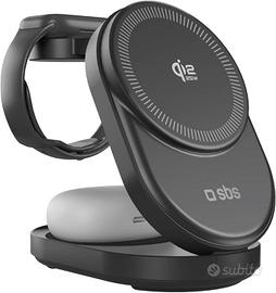 SBS Qi2 25W Power Dock 3in1 MFI MagSafe
