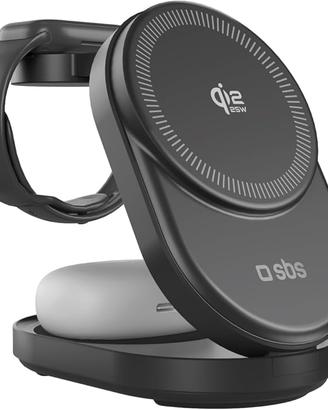 SBS Qi2 25W Power Dock 3in1 MFI MagSafe