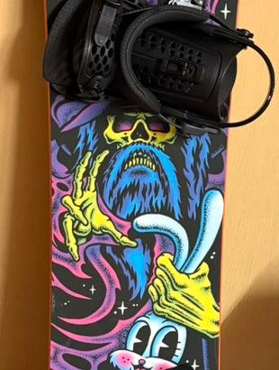 Funky Abracadabra 157 + attchi Union black