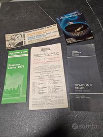 locandine,libretti e spartiti opera