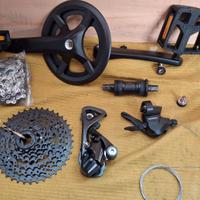 trasmissione nuova shimano completa  7 velocità 