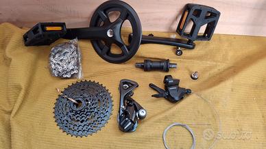trasmissione nuova shimano completa  7 velocità 