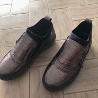 Scarpa bronzo senza lacci