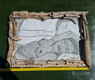quadro artistico Donna nuda