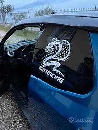 Coppia Adesivi 3M RACING con cobra colore a scelta