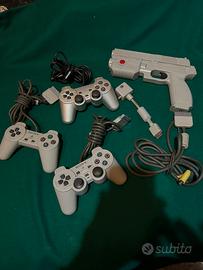 Playstation 1 e 2 Controller e Pistola Namco