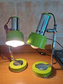 Coppia di abat jour vintage anni sessanta