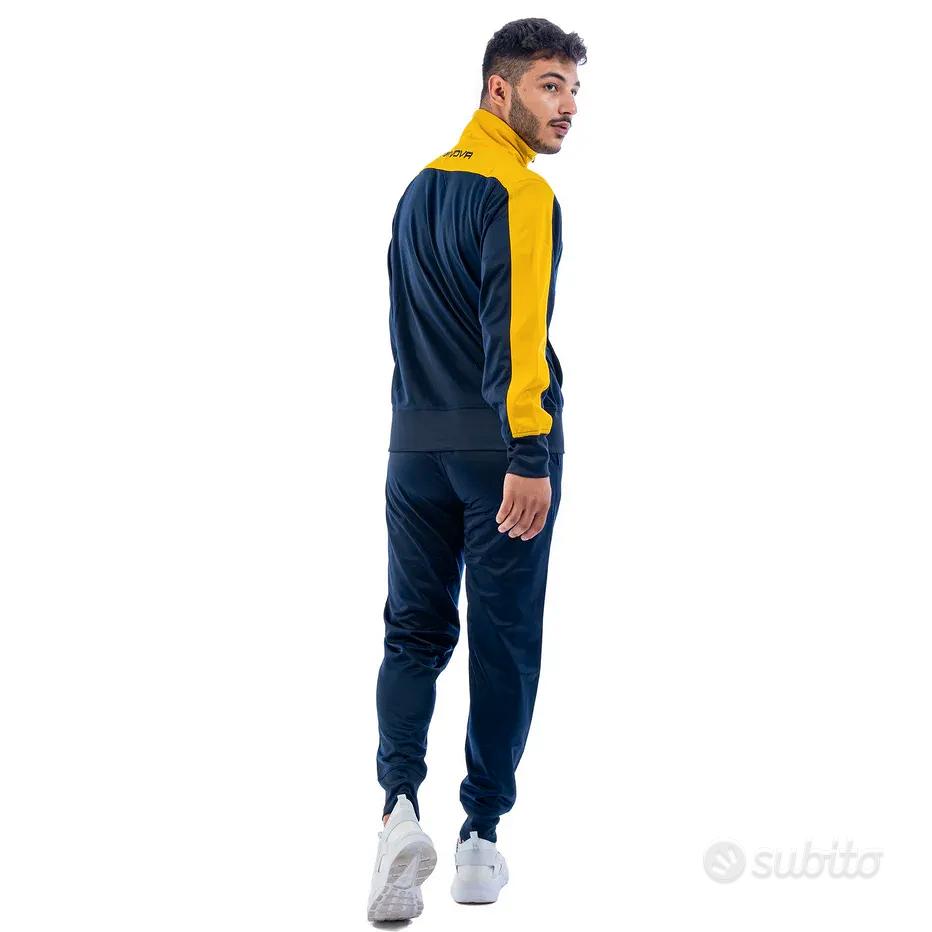 Tuta Givova Roma Triacetato XL Blu/Giallo Sports In vendita a