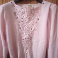 Maglia rosa in angora Goa
