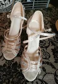 scarpe ballo con tacco 