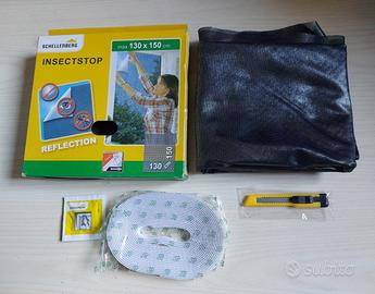 ZANZARIERA RIFLETTENTE ANTRACITE 130 X 150 CM