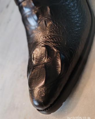 stivaletto uomo vera pelle