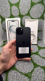 iPhone 15 128gb Nero - Batt 88% Gar. 12 Mesi