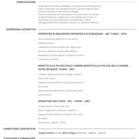 Pulizie, lavapiatti, magazziniera, Hotel