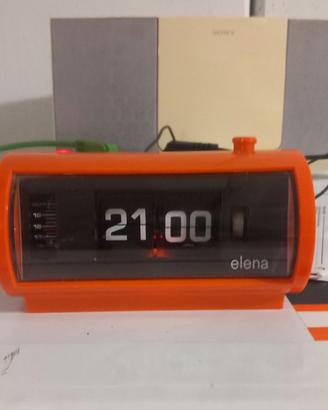 Sveglia a cartellini vintage