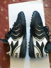 CALCIO: 2 PAIA scarpe v.PELLE n.40,5 e n.40 (nuove
