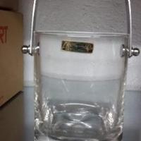 Secchiello porta ghiaccio in cristallo