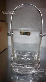 Secchiello porta ghiaccio in cristallo