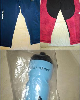 2 Leggings Donna Diadora e Pro Touch 