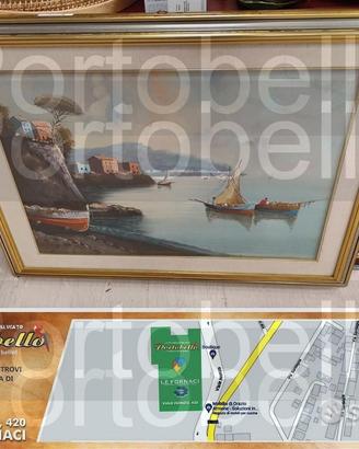 Codice: 9928 QUADRO OLIO SU TELA RAFFIGURANTE BAR